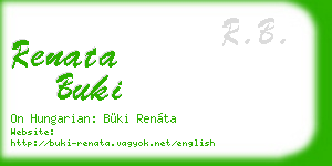 renata buki business card